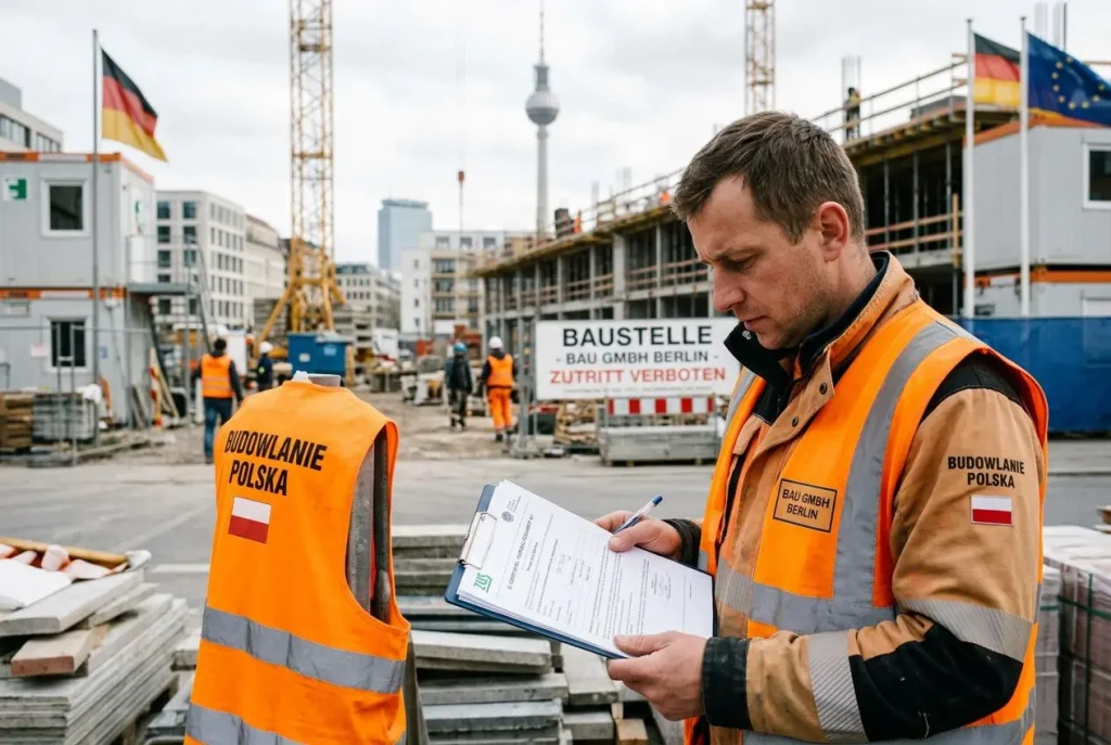 Salarié détaché travaillant sur chantier en France